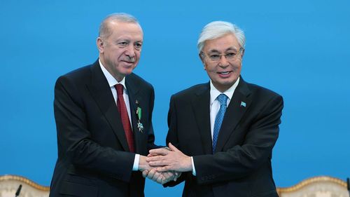 Cumhurbaşkanı Erdoğan: Hazar Geçişli Doğu-Batı Orta Koridoru'nun önemi her geçen gün daha iyi anlaşılıyor