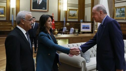 Başkan Erdoğan görüşmesi sonrası DEM'den açıklama: Sürecin daha hızlı ilerlemesi konusunda fikir birliği içerisindeyiz