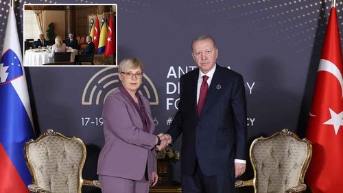 Başkan Erdoğan, Antalya Diplomasi Forumu’nda Bosna Hersek Konseyi üyeleri ve Slovenya Cumhurbaşkanı ile görüştü