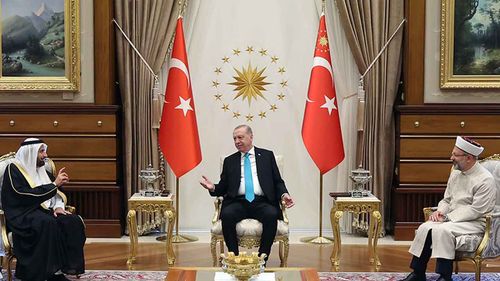 Başkan Erdoğan, Suudi Arabistan Hac ve Umre Bakanı Rabia'yı kabul etti