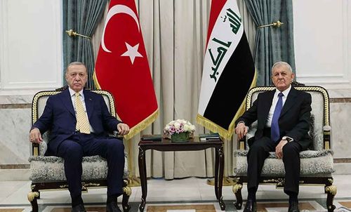 Cumhurbaşkanı Erdoğan, Irak Cumhurbaşkanı Reşid ile görüştü