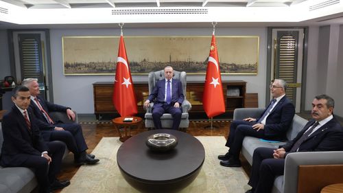 Cumuhrbaşkanı Erdoğan, OECD Genel Sekreteri Cormann’ı kabul etti