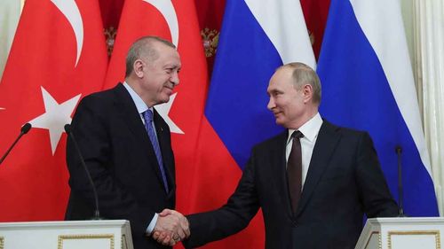 Cumhurbaşkanı Erdoğan, Rusya Devlet Başkanı Putin ile görüştü