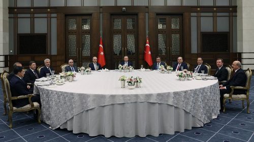 Başkan Erdoğan, yasama, yürütme ve yargı organlarının temsilcileriyle bir araya geldi