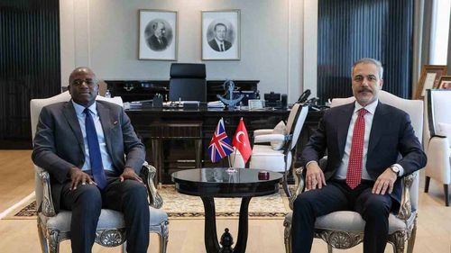 David Lammy ile Bakan Fidan Ankara'da görüştü