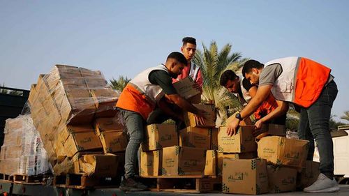 Soykırımcı İsrail, ateşkesin ikinci aşamasında Gazze’ye girecek insani yardımı 200 tıra düşürmek istiyor