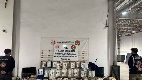 Gümrüklerde 1,3 ton uyuşturucu ele geçirildi
