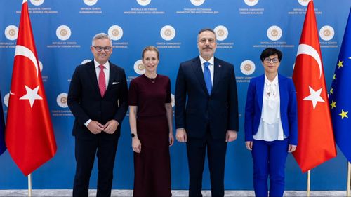 Bakan Fidan, üst düzey AB yetkililerini Ankara'da ağırladı