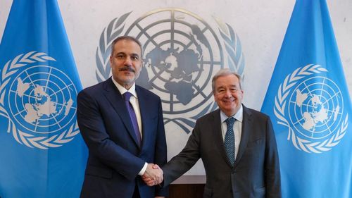 Dışişleri Bakanı Fidan, BM Genel Sekreteri Guterres ile ABD'de görüştü
