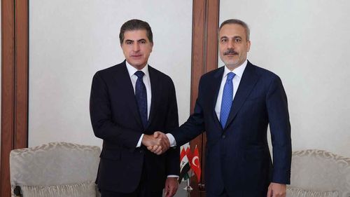 Hakan Fidan, IKBY Başkanı Neçirvan Barzani ile Ankara’da görüştü