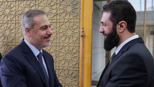Bakan Fidan Şam’da Suriye Devlet Başkanı Ahmed Eş-Şara ile görüştü