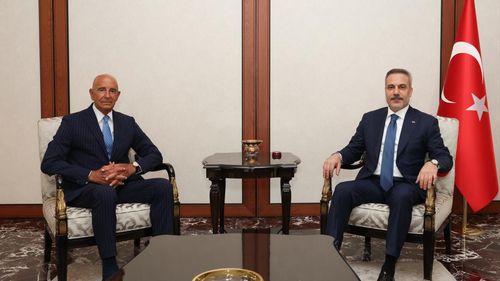 Dışişleri Bakanı Fidan, ABD Büyükelçisi Barrack ile görüştü