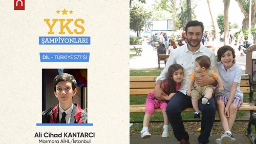 15 Temmuz şehidimiz Halil Kantarcı'nın oğlu YKS'de derece yaptı