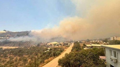 Antakya’da orman yangını çıktı