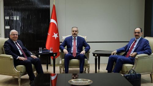 Bakan Fidan, Bakan Güler ve MİT Başkanı Kalın bir araya geldi