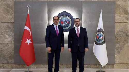 MİT Başkanı Kalın, Suriyeli Dışişleri Bakanı Şeybani ile Ankara'da görüştü