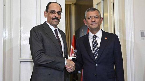 MİT Başkanı Kalın, Özgür Özel'i ziyaret etti