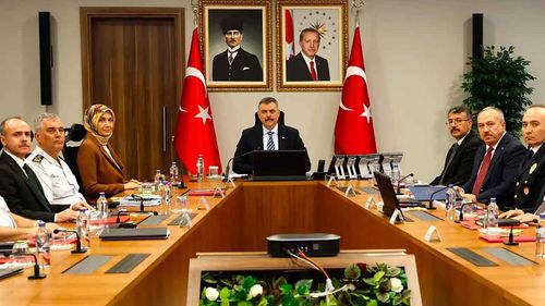 İçişleri Bakanlığında güvenlik toplantısı yapıldı