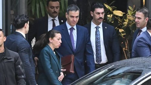 Uçağı Türkiye'ye acil iniş yapan İspanya Başbakanı Sanchez Ankara'dan ayrıldı