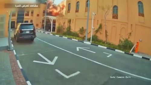 Terör devleti İsrail'in Katar'da Hamas heyetine yönelik suikast girişiminin görüntüleri yayınlandı