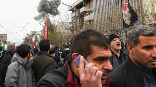 Terör devleti İsrail’den Tahran’da protesto alanına saldırı tehdidi