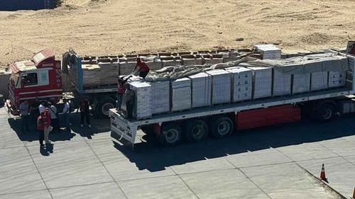 Türkiye’nin yolladığı 17. İyilik Gemisi’ndeki yardımlar Gazze’ye sevk ediliyor