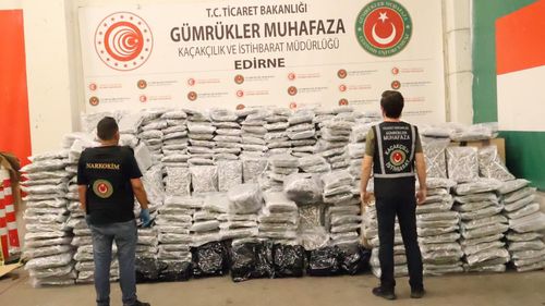 Kapıkule Gümrük Kapısı’nda 810 kilogram uyuşturucu ele geçirildi