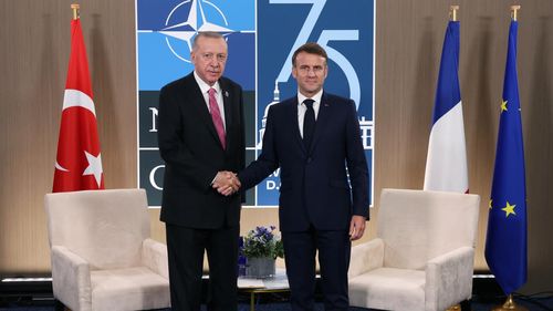 Başkan Erdoğan ve Macron Gazze'yi görüştü: Macron’dan Türkçe paylaşım