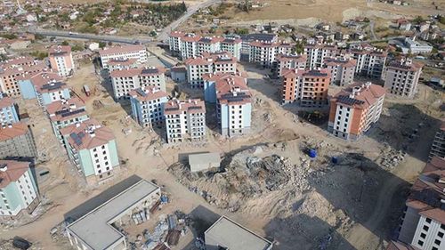 Malatya'nın Battalgazi ilçesindeki deprem konutlarında sona yaklaşıldı