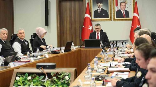 İçişleri Bakanı Mustafa Çiftçi, valilerle güvenlik toplantısı yaptı