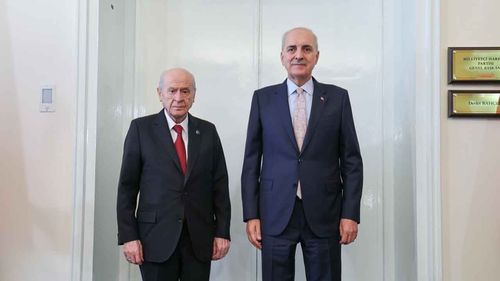 Numan Kurtulmuş ile Devlet Bahçeli ‘Terörsüz Türkiye’ sürecini görüştü
