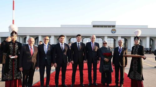 TBMM Başkanı Kurtulmuş, TÜRKPA Genel Kurulu için Kırgızistan’da