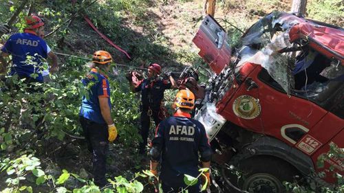 Osmaniye'de yangına giden arazöz devrildi: 1 şehit, 4 yaralı
