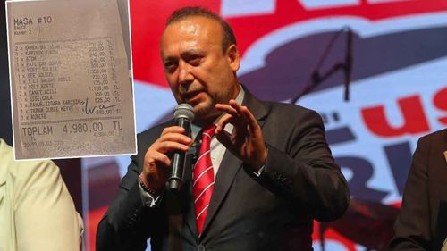 CHP’li Özkan Yalım, Ramazan’da alkollü masanın hesabını belediyenin parasıyla ödemiş