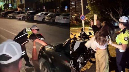 Adana’da polisin üzerine sürüp kaçan yabancı uyruklu kadın tutuklandı