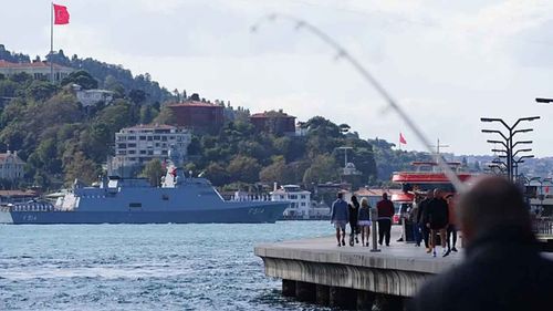 Preveze Deniz Zaferi'nin 487. yıl dönümünde Boğaz’da geçit töreni