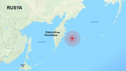 Rusya Kamçatka Yarımadası'nda 7,4 büyüklüğünde deprem