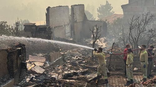 Sakarya’daki orman yangınına havadan ve karadan müdahale sürüyor