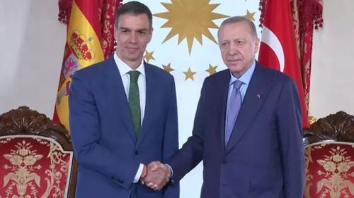 Cumhurbaşkanı Erdoğan, İspanya Başbakanı Pedro Sanchez ile görüştü