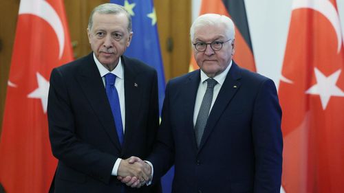 Cumhurbaşkanı Erdoğan, Steinmeier'i kabul etti