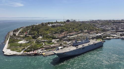 TCG Anadolu, SAHA 2026 kapsamında vatandaşların ziyaretine açıldı