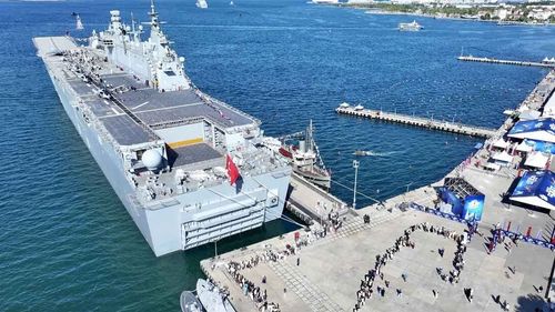 TEKNOFEST Mavi Vatan'da TCG Anadolu'ya yoğun ilgi