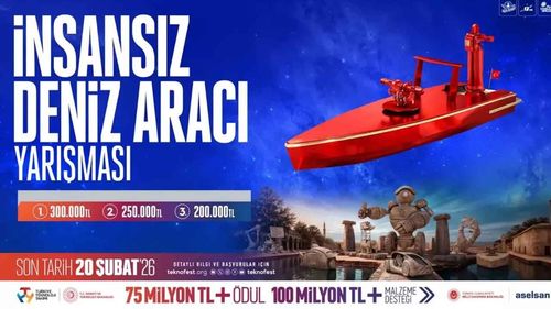 Teknofest 2026’da denizlerde otonom rekabet başlıyor