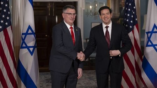 Terör devleti İsrail'in Dışişleri Bakanı ABD'de