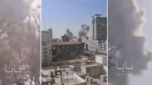 Terör devleti İsrail İran'a saldırdı