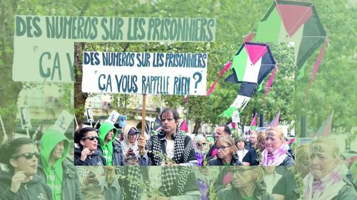 Terör devleti İsrail'in Filistinli çocuklara uçurtma yasağı protesto ediliyor