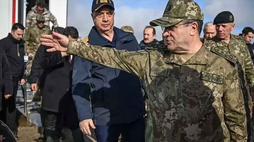 TSK komuta kademesi, Libya askeri heyetini taşıyan uçağın düştüğü bölgede incelemelerde bulundu