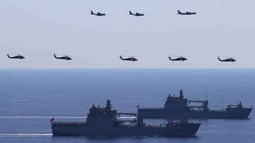 Türkiye üç denizde dev tatbikata başladı: 120 gemi ve 50 hava vasıtası görevde