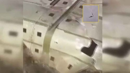 Gürcistan’da düşen Türk uçağının enkazına ulaşıldı