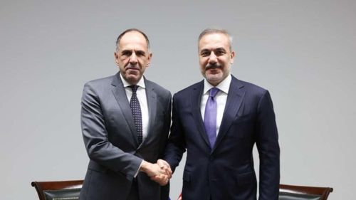 Bakan Fidan, Yunan mevkidaşı Gerapetritis ile görüştü